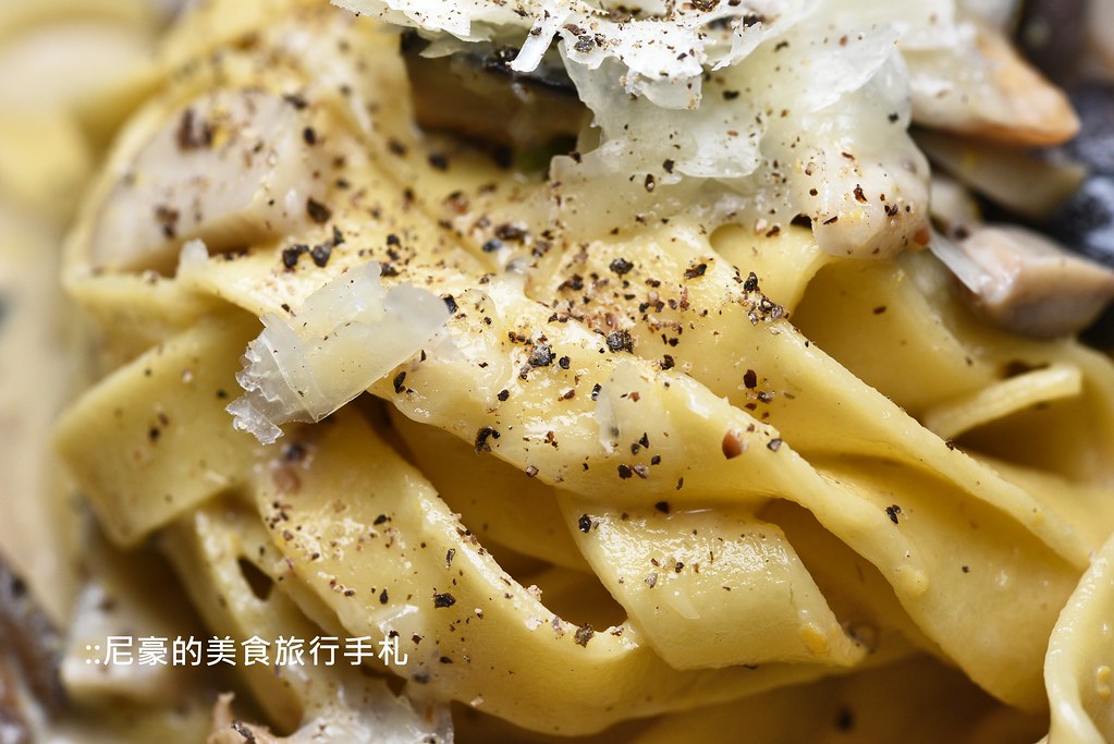 [台北中山] 二分之一 手工自行製作麵條的義大利麵 中山區中原街行天宮美食推薦 @尼豪的美食旅行手札