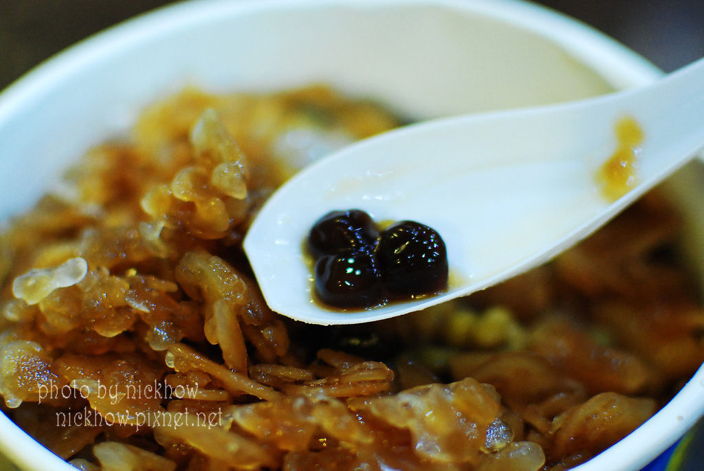 [台北信義] 嘉義紅心粉圓冰店-雪片黑糖冰 @尼豪的美食旅行手札